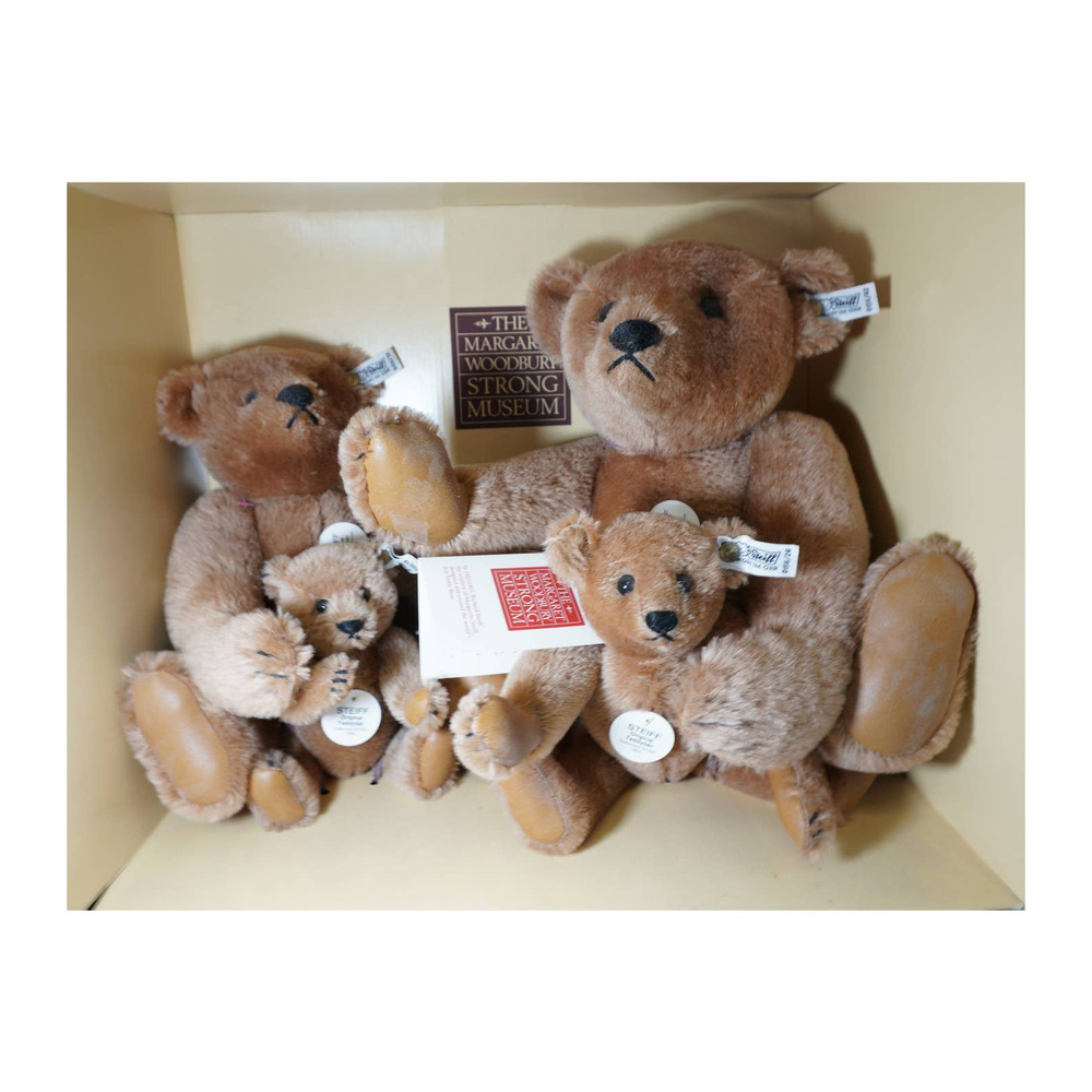 Steiff Teddy Bear Limited Edition Collectors Set - 0156/00 CINNAMON SET 1984 vtg